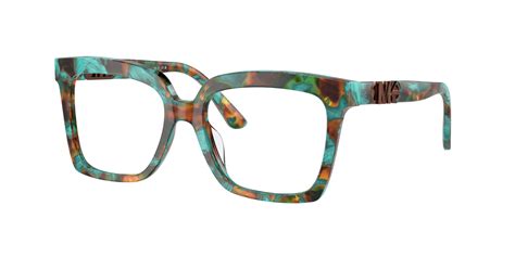 Michael Kors MK4119U Nassau Teal Graphic Tortoise 